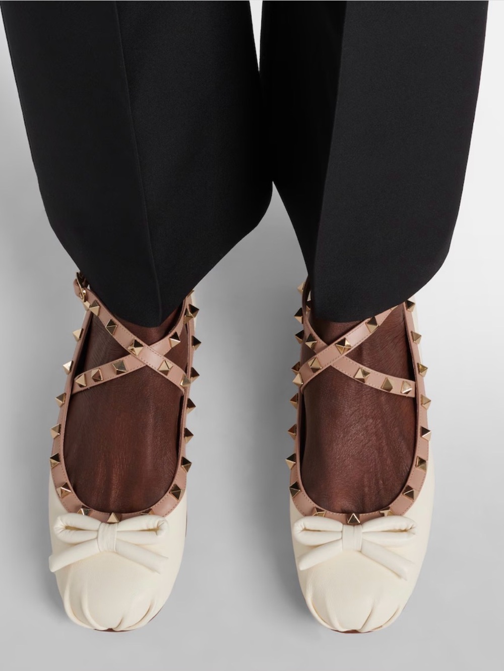 Valentino Rockstud ballet flats size 40.5